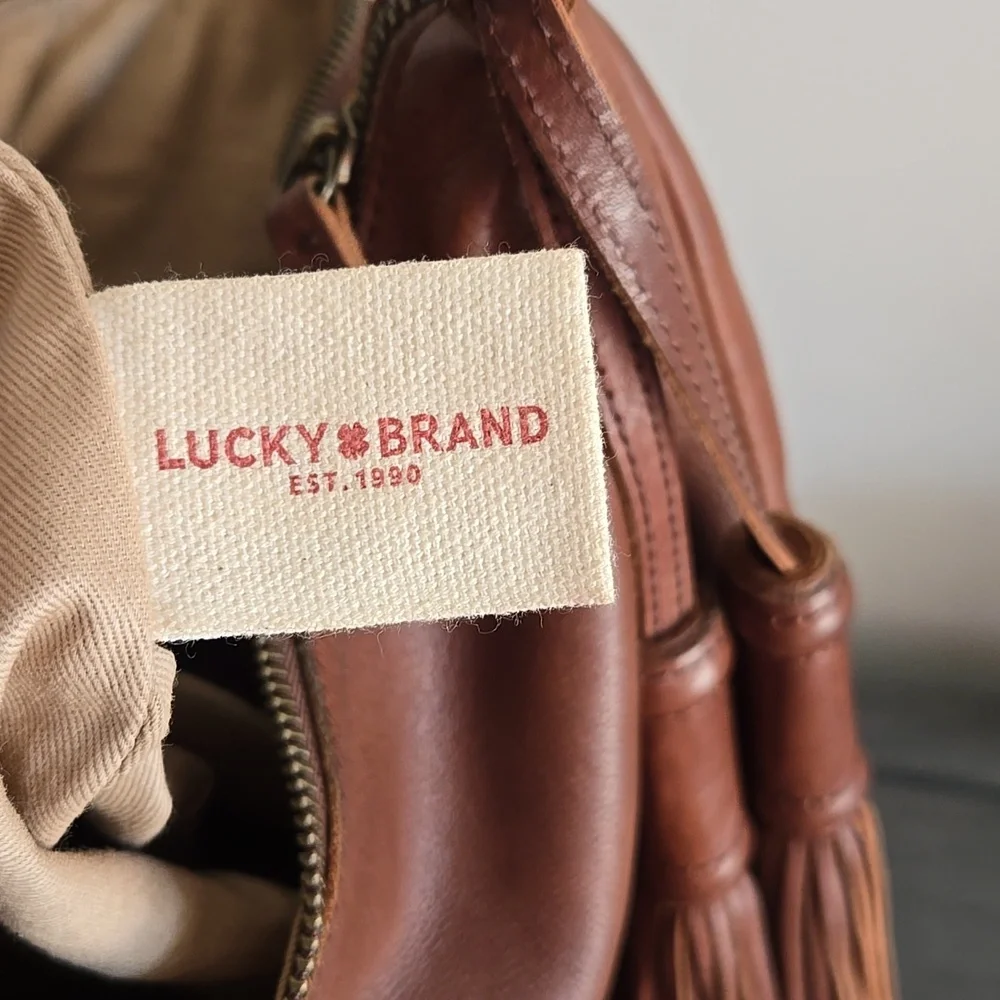Lucky Brand Leather Hobo Bag